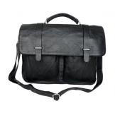 7013A Genuine Leather Men's Laptop Bag Messenger Bag Handbag