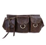 3014R-3 Vintage Leather New Fashion Unisex Waist Bag Fanny Pack Purse Tote Comfortable