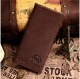 8016-1C 100% Real Genuine Leather Purse Wallet Card Holder 