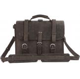 7072J Crazy Horse Leather Men's Briefcase Backpack Huge Travel Bag 