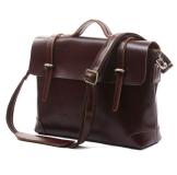 7082X Rare Genuine Cow Leather Men's Briefcase Laptop Handbag Messenger Bag