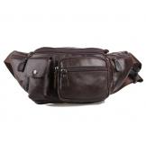 7210C Excellent Genuine Leather Waist Bag Fanny Pack Purse