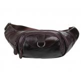 7211C Excellent Genuine Leather Waist Bag Fanny Pack Purse
