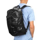 7340A Black Genuine Leather Rucksack Travel Bag Manufacturer