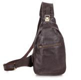 2467QNew Leather Unique Design Men Backpack Shoulder Messenger Bag 