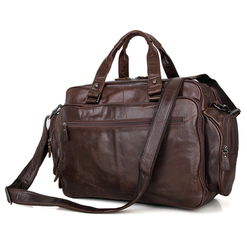 7150Q Guarantee Genuine Cow Leather Men's Laptop Bag Handbag For Travel  
