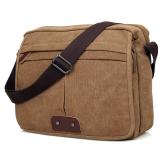 9039C Cheap Coffee Excellent Durable Canvas Sling Bag Crossbody Bag