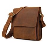 7055B NWT Crazy Horse Leather Messenger Bag Brief Case Purse Without Logo