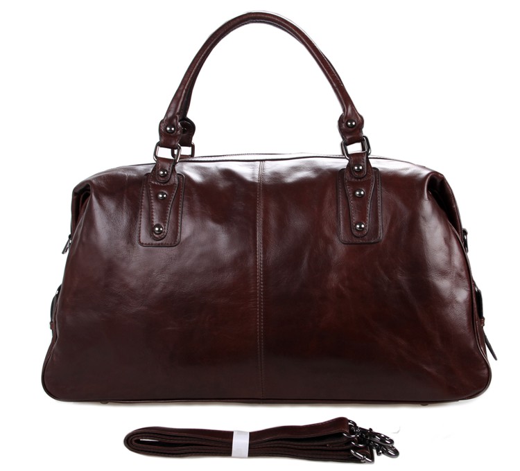 7071LC Vintage Genuine Leather Material Big Capacity Trip Bag Travel Bag For Men