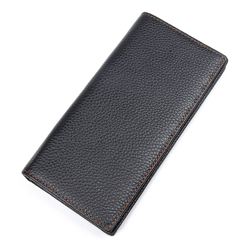 R-8100A Wholesale Cow Leather Long Wallet RFID Card Holder