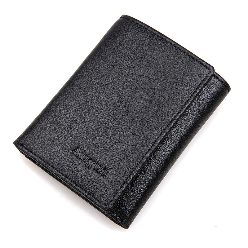 R-8137A-1 Simple Design leather Wallet RFID Card Holder 