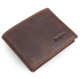 8108R-1 Crazy Horse Leather Customized Wallet RFID ID Card Holder