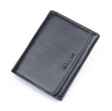 R-8106A-1 Embossed Logo Cow Leather Wallet for Men RFID Card Holder