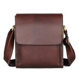 7055X Brown Red Sling Bag for Men Messenger Bag 