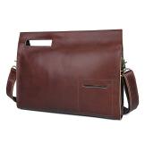 A0011XL Genuine Cow Leather Sling Bag Document Handbag