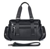 7420A Black Unique Design Vintage Sling Bag for Men