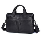 7122A-2 High Quality Cowhide Leather Men laptop Bag