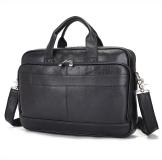 7409A-Y  Leather Bag for Men Briefcase Bag