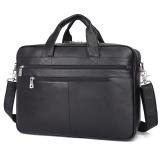 YKK-7319A Mens Leather Bag High Quality Laptop Bag 