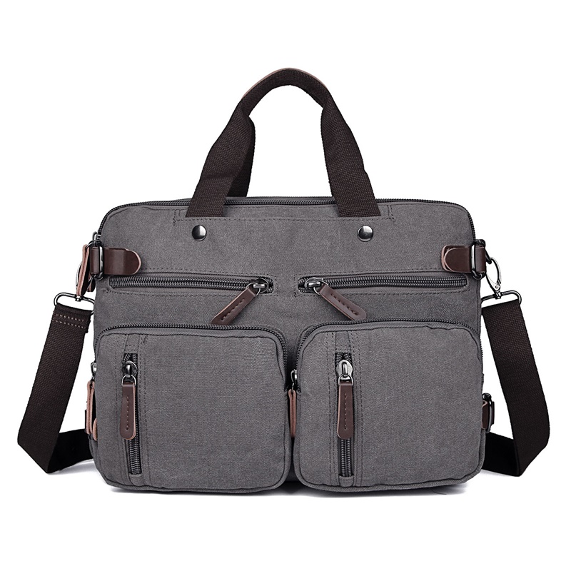 9030J High Capacity Briefcase Handbag Canvas Laptop Bags Vintage Casual Travel Bag Male Shoulder Messenger Crossbody Bag