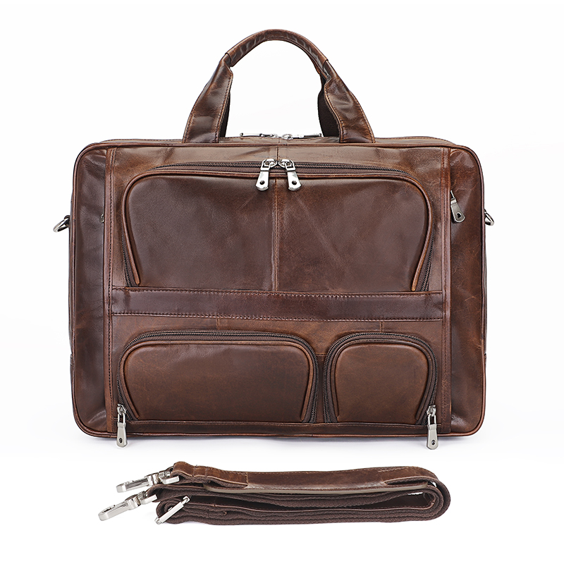 7289C-Y  Leather Bag for Men Good Quality Briefcase Bag 