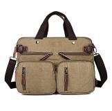 High Capacity Briefcase Handbag Canvas Laptop Bags Vintage Casual Travel Bag Male Shoulder Messenger Crossbody Bag 9030B