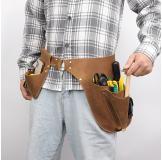 B017B High Quality Crazy Horse Leather Tool Belt for Men and Lady