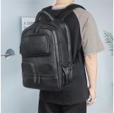 2766A Multi-function Black Backpack Travel Double Shoulder Bag
