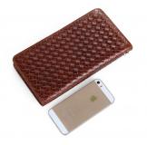 8068C 100% Real Genuine Leather Wallet Unisex Clutch Bag