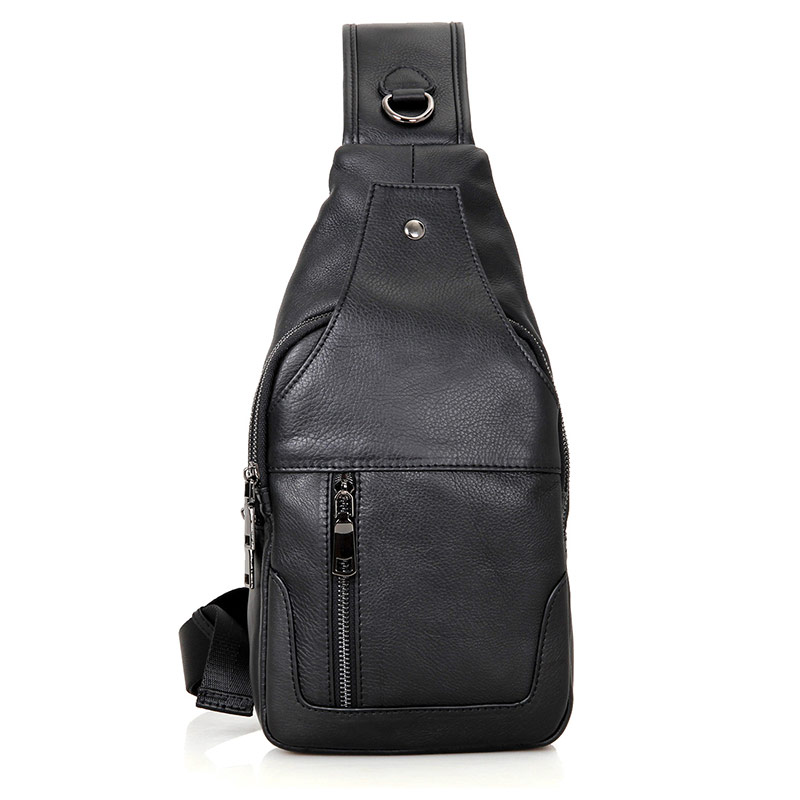 4004A 2016 New Products Brown Real Leather Funny Bag Messenger Bag