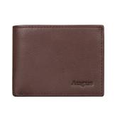R-8146C-1 Tan Leather Cow Leather Wallet RFID ID Card Holder 