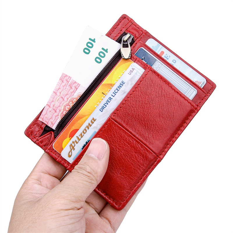 RFID Card Holder Leather Wallet